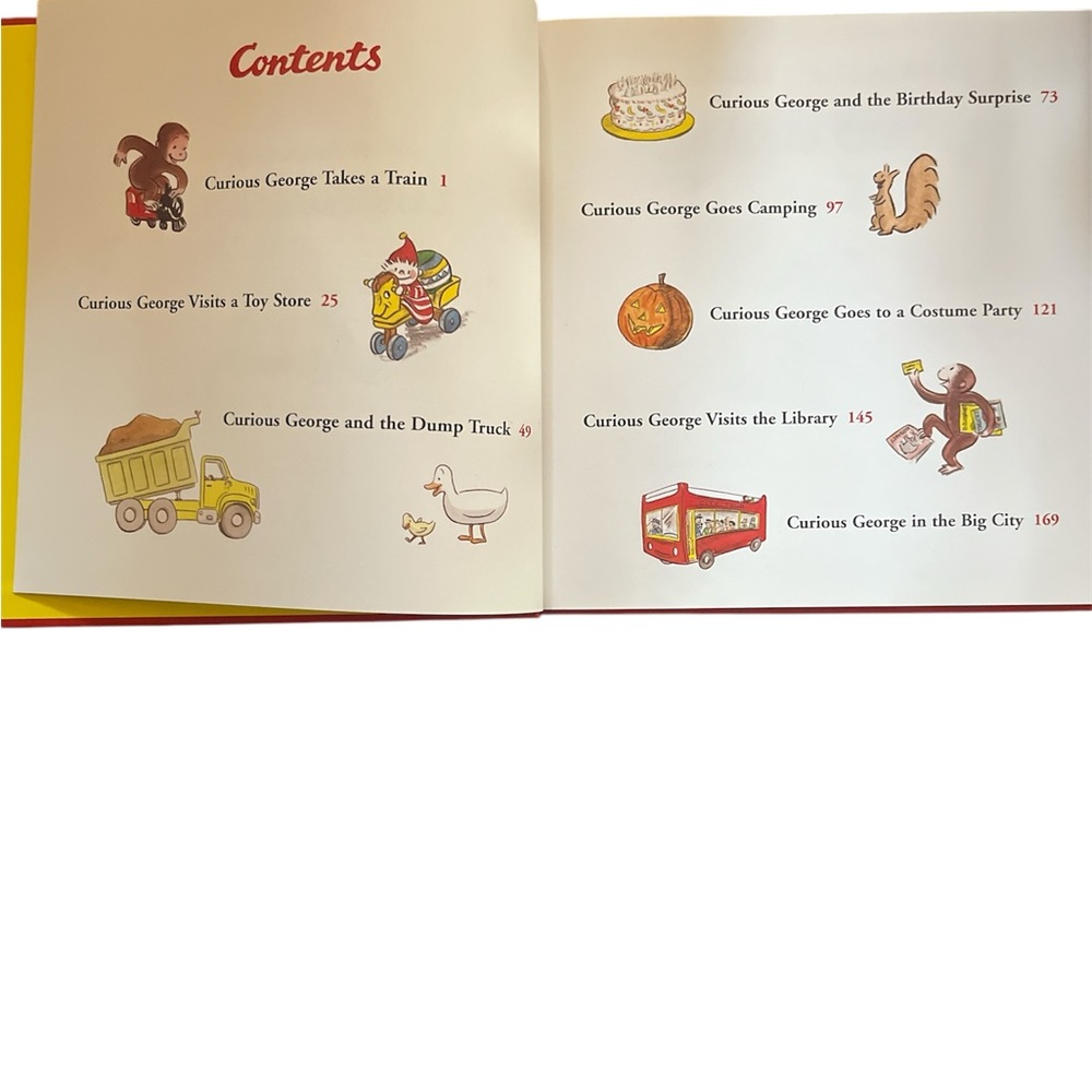 Curious George Treasury Book - Red Cover - Picture 3 of 4